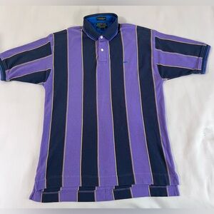 Vintage Alexander Julian Colours Polo Men’s Size‎ Large Purple 100% Cotton